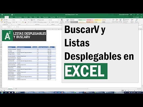 Lista validada dinamica buscarv en Excel