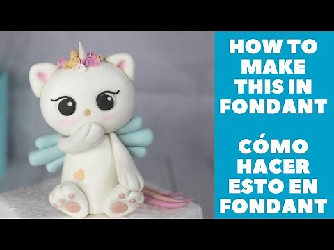 🐱Fondant CAT tutorial STEP BY STEP