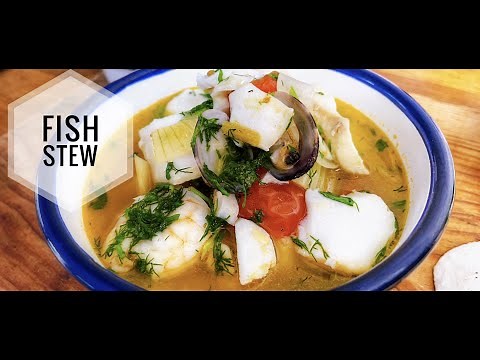 Easy Greek Fish Stew | Kakavia | #fishsoup #fishstew
