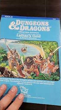 Dungeons & Dragons - XSOLO Lathan's Gold module for 1st Edition D&D #d&d #osr #rpg #BECMI