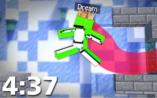 Dream近乎完美无瑕的MCC跑酷记录 4:37