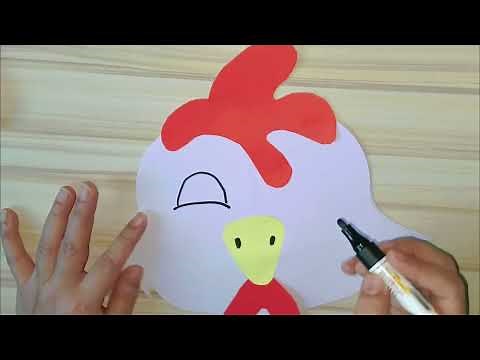 Chicken mask making | how to make chicken mask