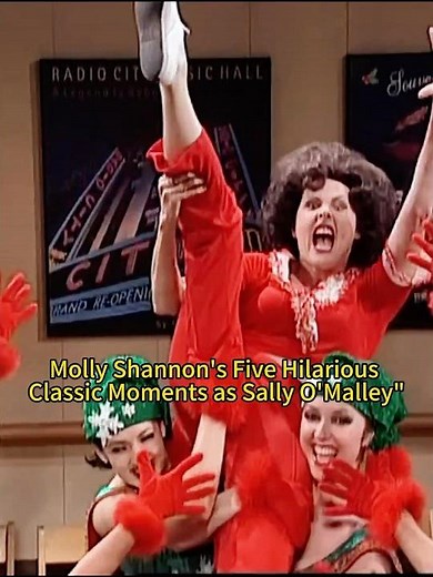Molly Shannon's Five Hilarious Classic Moments as Sally O'Malley#MollyShannon#saturdaynightlive