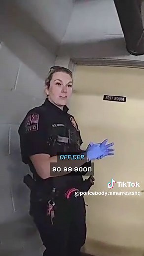 She REFUSES to Leave the Restroom #bodycam #police #cops #policeofficer #lawenforcement