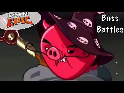 Angry Birds Epic Boss Battles — Wizpig’s Castle: Demonic Wizpig (Final Boss + Ending)