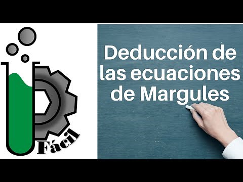 Deducción de las ecuaciones de Margules 🔢 (paso a paso)