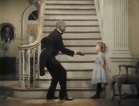 686K views · 24K reactions | Bill "Bojangles" Robinson teaches Shirley Temple his signature stair dance in this scene from The Little Colonel | Tap Dance Community | Facebook