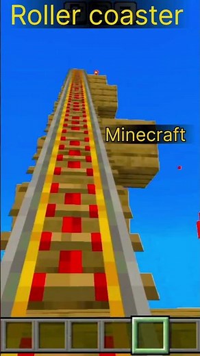 Building a Loop Roller Coaster in Minecraft #minecraft #minecraftmemes #memes #gaming