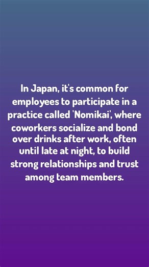 Japan Facts / In Japan, it's common for employees to participate i...