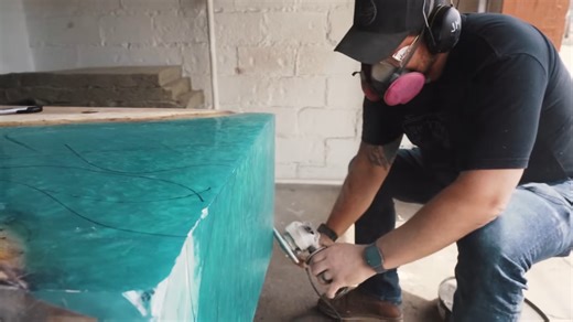 I tried to build an epoxy waterfall table - then the entire pour exploded