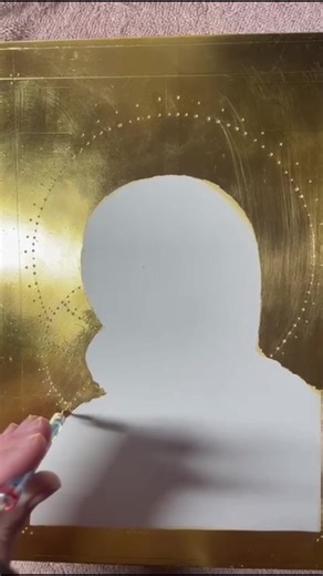 The Art of Gold Leaf Application on Icons