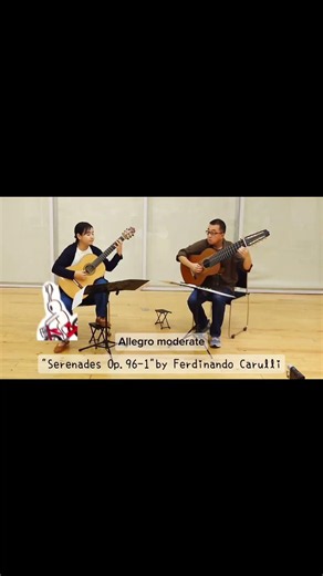 🦌セレナーデ作品96-1 F.カルリ 第53回山梨クラギ研究会 #classicalguitar #ギター #クラシックギター #guitar #shorts