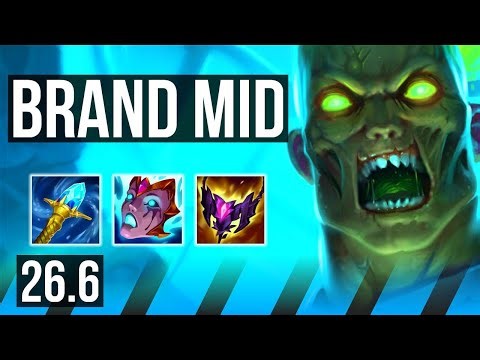 BRAND vs SYNDRA (MID) | EUW Challenger | 26.6