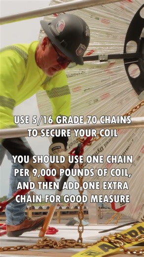 Coil Securement Tips #safetyfirst