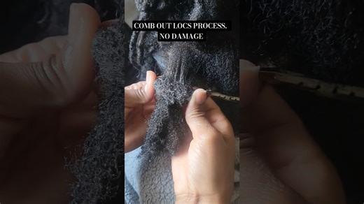 COMB OUT LOCS PROCESS ● NO DAMAGE.