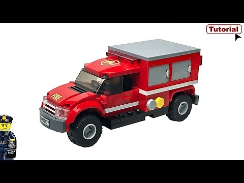 LEGO City Fire Light Rescue Truck MOC Tutorial