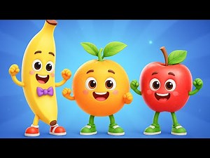 Las Naranjas, Los Plátanos y Las Manzanas Bailarinas | Canción Infantil Súper Divertida para Niños