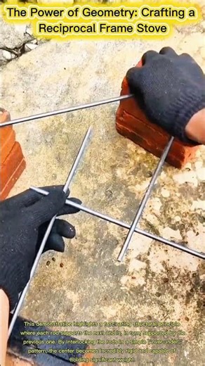 The Power of Geometry: Crafting a Reciprocal Frame Stove