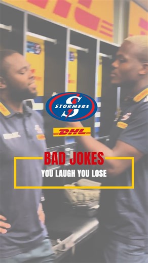 1.7K reactions · 52 shares | So bad but so good! We teamed up with DHL Africa last season to deliver the latest edition of Bad Jokes. Watch the forwards and backs battle it out for worst (or best) sense of humour. Don't miss the full-length video which drops on Monday! #iamastormer #dhldelivers | Stormers | Facebook