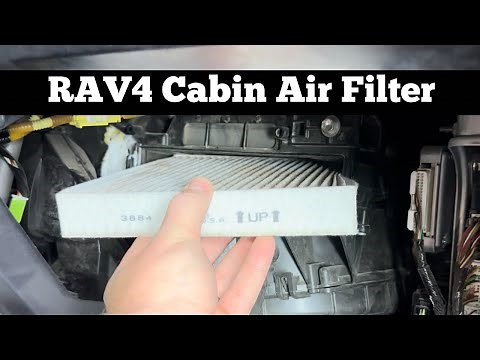 How To Replace 2014 - 2018 Toyota RAV4 Cabin Air filter - Change Replacement Filter Location