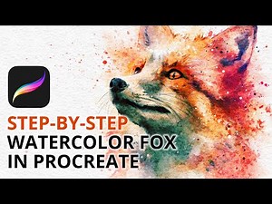 Paint a Watercolor Fox in Procreate Step-by-Step Tutorial