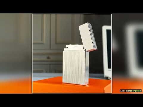 Commemorative Edition Luxury Butane Lighter Single Double Flame Ping Sound Natural Paint Cigarette