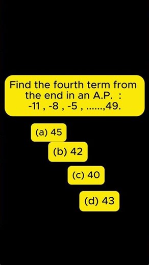 #imp. #mcq#arithmetic progression #class10#maths