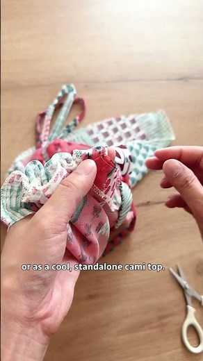 How to sew a cute cami top 🪡