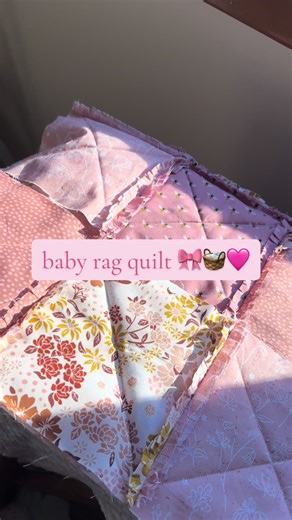 Beautiful Handmade Baby Rag Quilts