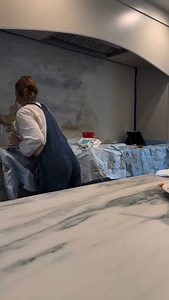 A hand painted backsplash by @lizallison to bring nature into the kitchen! And most asked question- how to preserve the mural so it can be easily cleaned? Sealed with a matte varnish! 💚 Painter: @lizallison Interior design: @amymullenyoung Paint: @farrowandball Fixtures: @devolkitchens #cottagecoreaesthetic #devolkitchens #handpaintedmural #doitfortheprocess #rodeoand5th #nashvilleartist #muralartist #handpaintedwallpaper #mural #kitchenmural #homewoodalabama #decor #interior | Rodeo and 5th