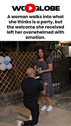 Unexpected party turns into a heartfelt proposal as woman says yes to her partner