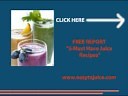 Vegetable Juice Recipes