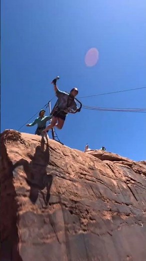 Insane Rope Swing Jump from Cliff Edge! (Drone + FPV POV Shot)