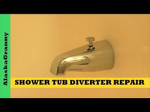 Shower Tub Diverter Quick Fix Pull Spout Repair For Sticky Leaky Shower Tub Spout