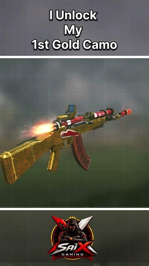 MY FIRST GOLD CAMO IN CODM! (AK-47). #CODM#CallOfDutyMobile#GoldCamo#AK47#Gaming#Shorts