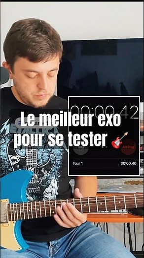 Le meilleur exo pour retrouver les notes sur le manche de la guitare 🎸 #guitarimprovisation