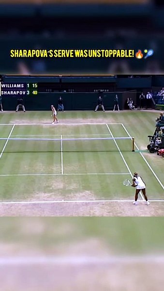 Maria Sharapova’s Classic Serve — Serena Had No Answer! 🔥 | Wimbledon 2004