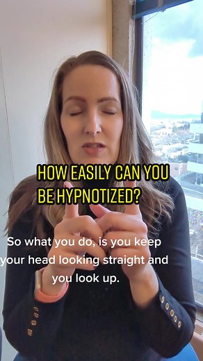 How easily can you be hypnotized? Here's the test to find out! #hypnosis #eyerolltest #hypnotizeme #test #hypnotist