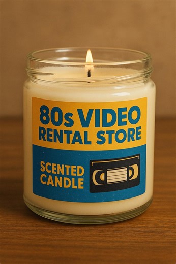 80’s Video Store Candle - Etsy