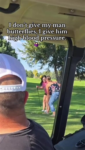 Golf career: short-lived. Friend’s shin: not okay 😬⛳ should have just stayed put in the cart like my man said. 🤣 #golf #fyp #firsttime #weekend #comedy @Todd