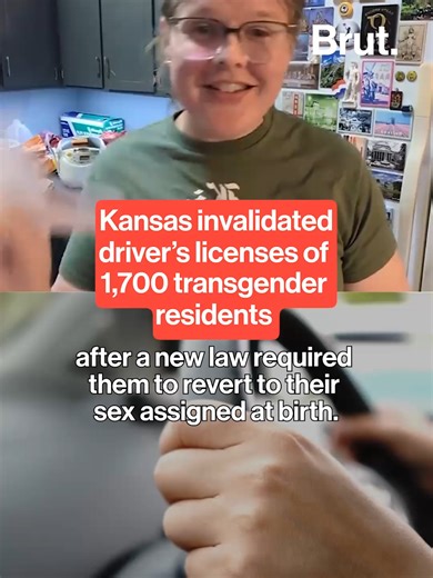 Kansas has invalidated the driver’s licenses of about 1,700 transgender residents after a new law required them to revert to their sex assigned at birth. #kansas #transgender #news
