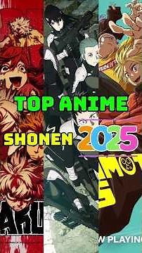 Top shonen anime of 2025 | TOP 5 MEDIA #anime #manga #top10