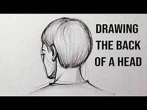 Drawing The Back of a Head | How to Draw Human Head (Back View)Step by Step Beginners Drawing Lesson