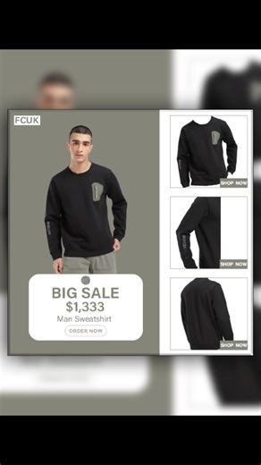 FCUK Simple & Clean Poster Design in Photoshop | Beginner-Friendly Tutorial