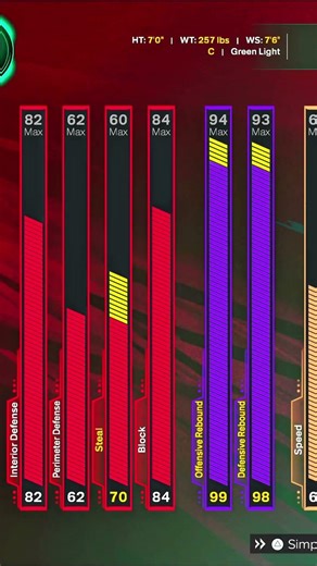 BEST 5’s Center Build + All Animations in NBA 2K26 (DOMINATE Rec & Pro-Am)