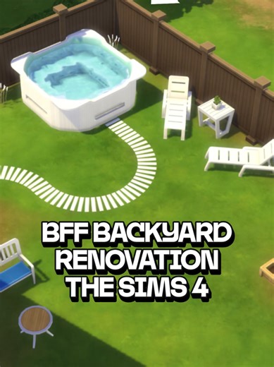 New Backyard Renovation with The Sims 4 Yard Charm Kit
