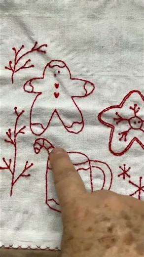 ❤️ ¿Qué es el Bordado Redwork?