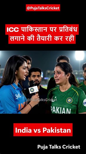 ICC Pakistan Par Ban Lagayega? 😱 Pakistani Woman Says ‘Roona Aa Raha Hai!