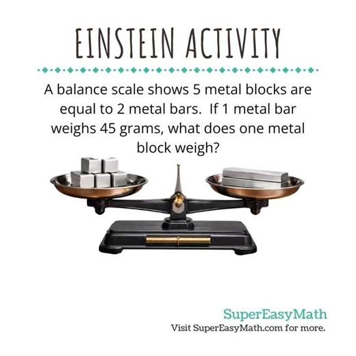 What does it weigh? #tiffany #supereasymath #einsteinactivity #math #scale