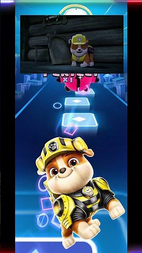 Paw Patrol Team Sky vs Ryder vs Rublle vs Chase Coffin Dance Music Tiles hop Edm Rush #coffindance